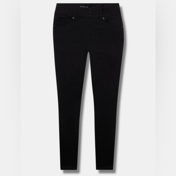Torrid Women's Classic Black Skinny Jeans size 14S - Picture 4 of 4